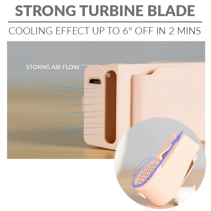 Mini Personal Air Cooler Fan with Humidifier and Purifier