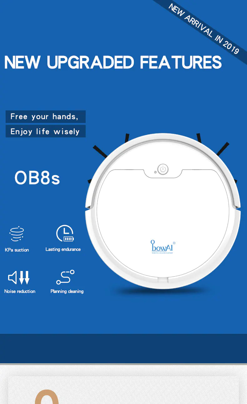 Robot Vacuum Cleaner for Home Use, Smart Cleaning Device